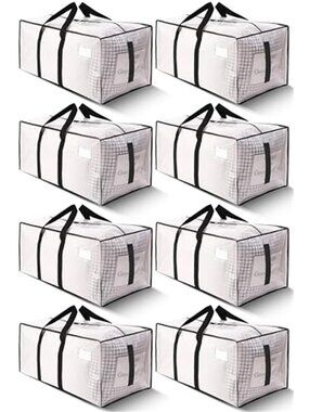 HOMESURE Supports 200lbs Heavy Duty Moving Bags - Strong Zipper & Wrap-Around
